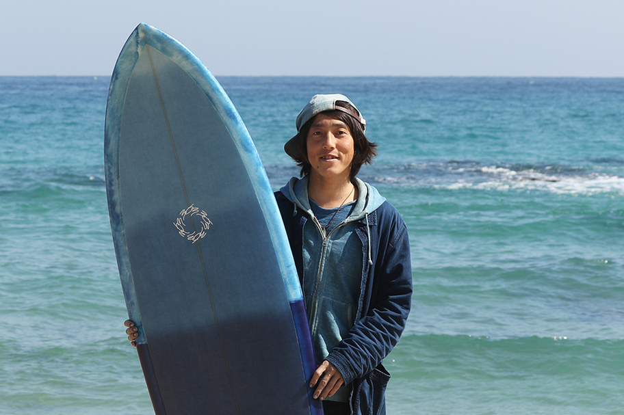 永原レキ 空海藍サーフボード